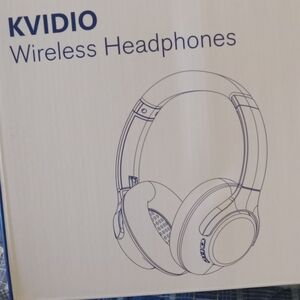 Wireless On-Ear Headphones — New In Box. Black.